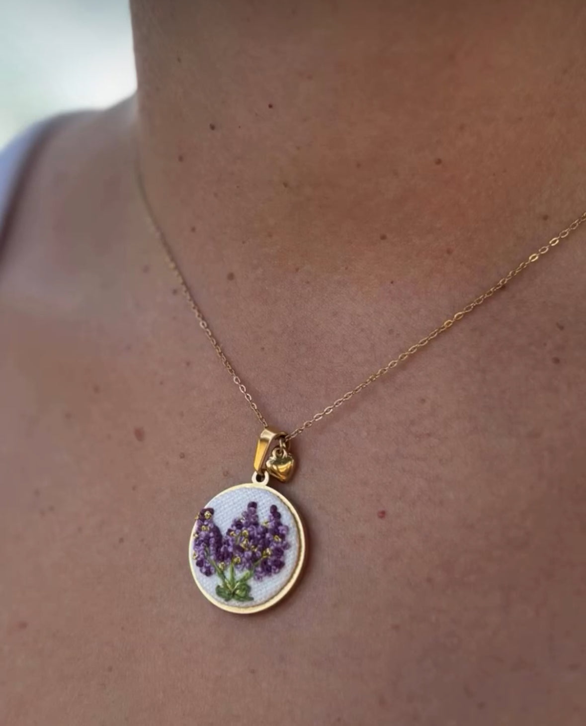 Colar Campo de Alfazema. Leve a Tranquilidade Consigo